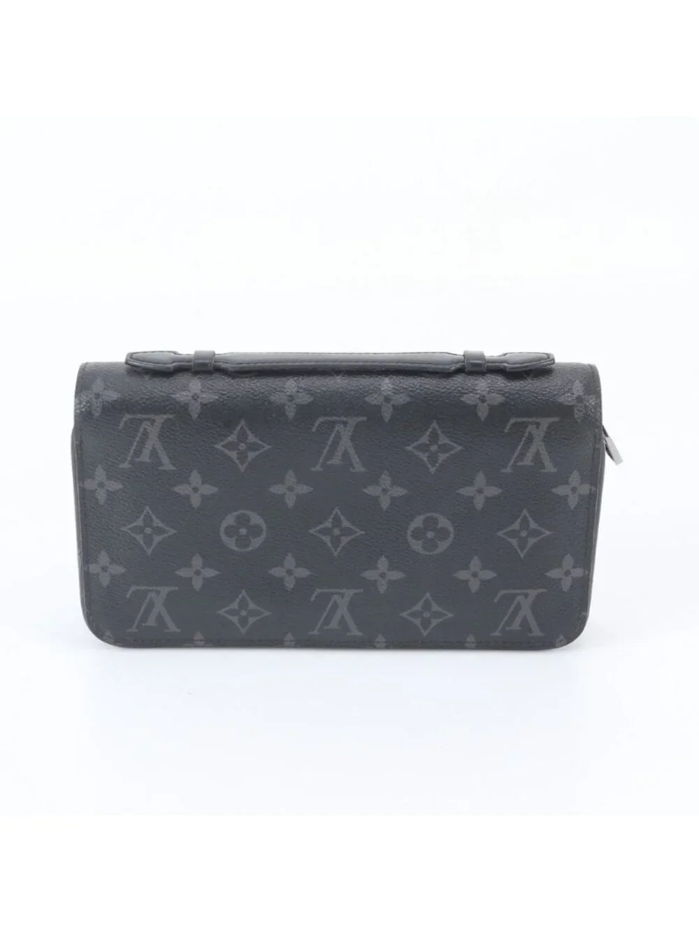 Louis Vuitton Monogram Eclipse Zippy Leather Wallet